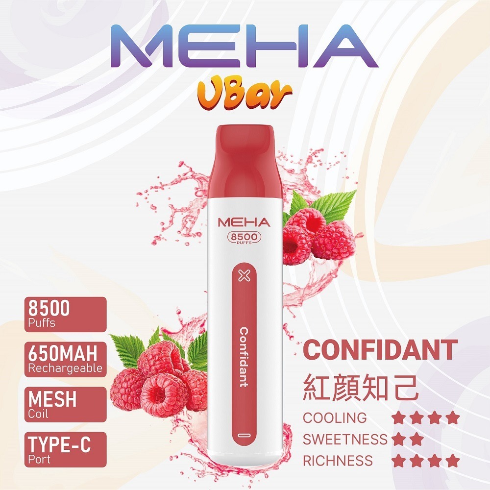 魅嗨8500口拋棄式電子煙-紅顏知己